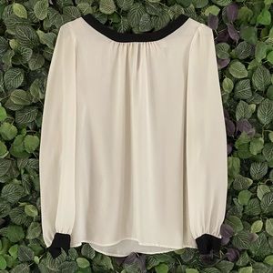 XS Ann Taylor LOFT sheer blouse